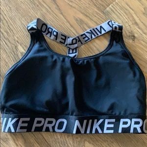Nike sports bra (with pads)